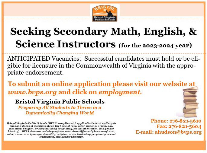 Secondary Teaching Positions